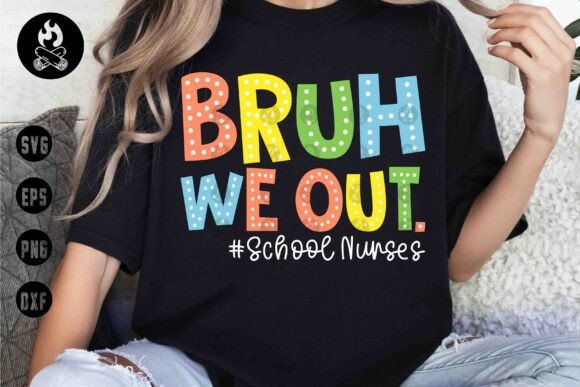 A Bold Embroidered Greeting for School Nurses