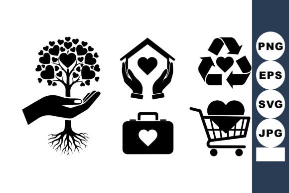 A Designer's Review: Heart Charity Icon Set for Embroidery