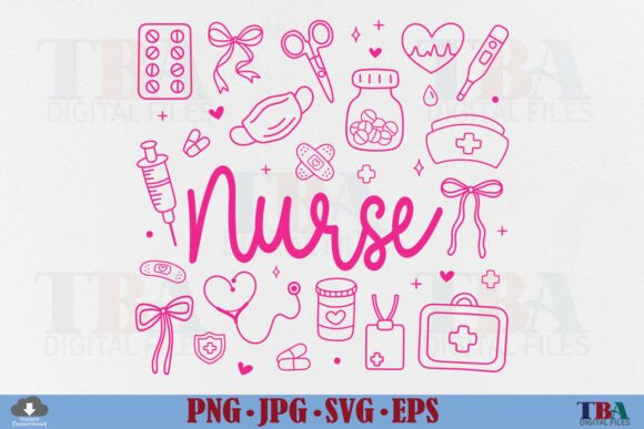 A Designer's Review of the Preppy Nurse SVG & Coquette Nurse Life