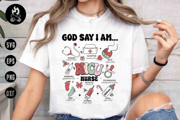 A Designer’s Look at the God Say I Am NICU Nurse Embroidery Design
