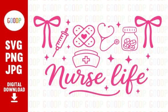 A Practical Review of the Nurse Life Pink Medical SVG