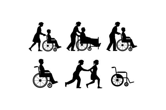 A Practical Review of the Wheelchair Care Vector Silhouette