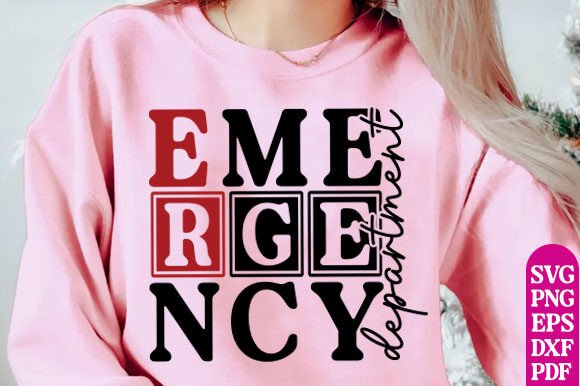 A Professional Look at the Emergency Department SVG for Embroidery