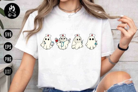 Cute Nurse Ghost Halloween SVG: A Designer's Review